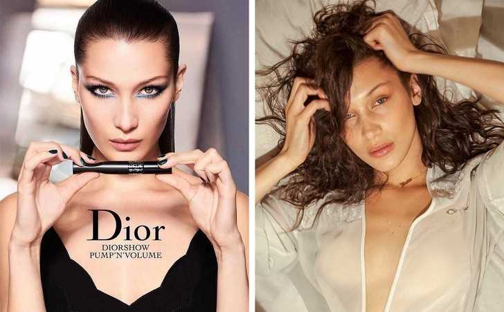 1. Bella Hadid — Dior