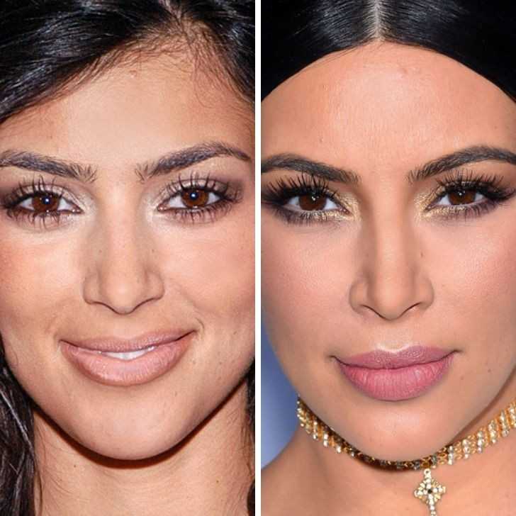 Kim Kardashian - 25 lat vs 35 lat