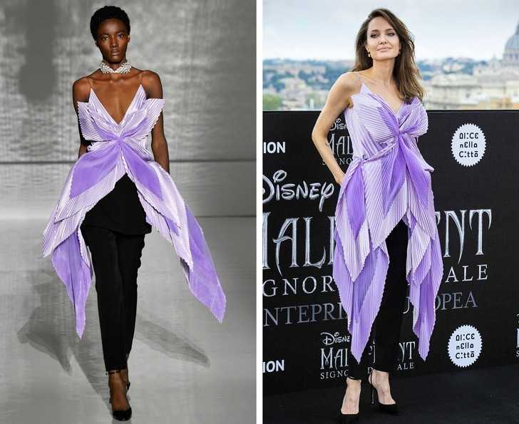 18. Pokaz mody Givenchy i Angelina Jolie
