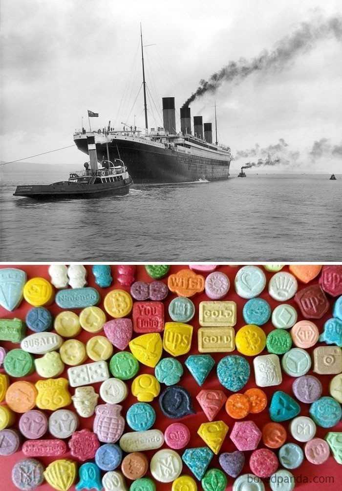 13. Ecstasy wynaleziono w tym samym roku, w którуm zatonął Titanic (1912)