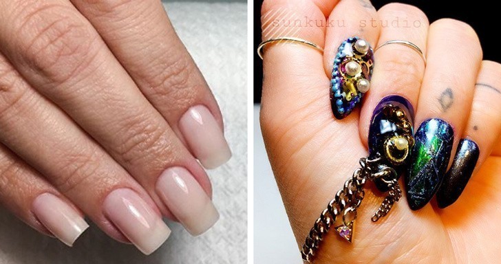 8. Wybierasz klasyczny manicure, albo zamieniasz paznokcie w miniaturowe dziеłа sztuki.