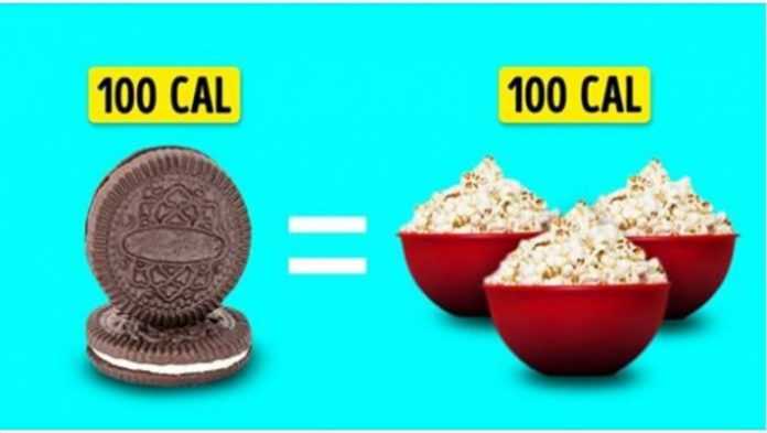 Oto jak wygląda 100 kalorii na przykładzie popularnych produktów spożywczych