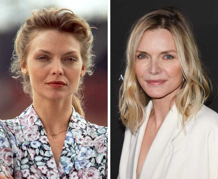 7. Michelle Pfeiffer, 1990 vs 2020