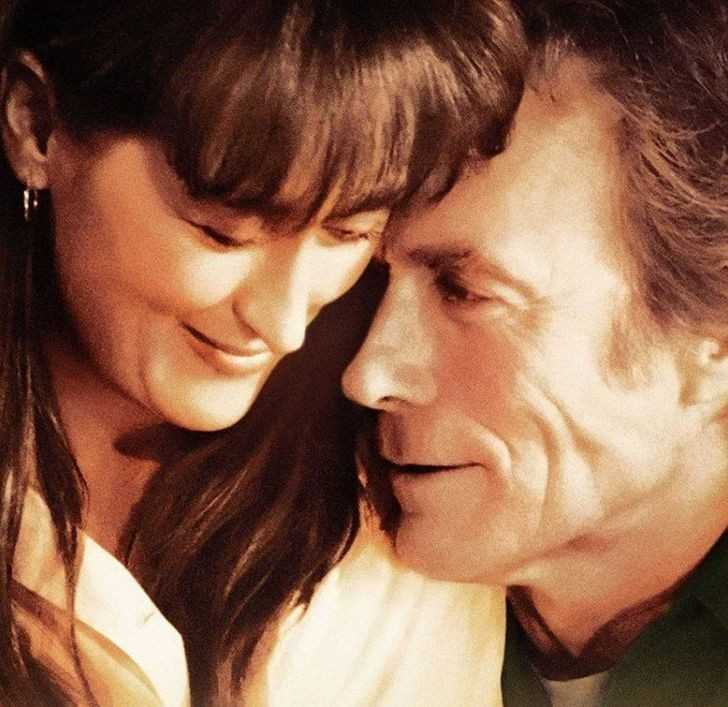 10. Clint Eastwood i Meryl Streep (Robert Kincaid i Francesca Johnson, 