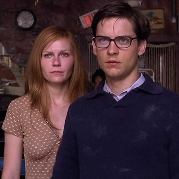 14. Kirsten Dunst i Tobey Maguire (Mary Jane Watson i Peter Parker, 