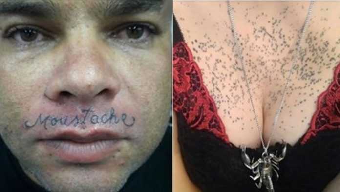 Te tatuaże przyciągają wzrok swoją oryginalnością ale nie taki miał byc efekt