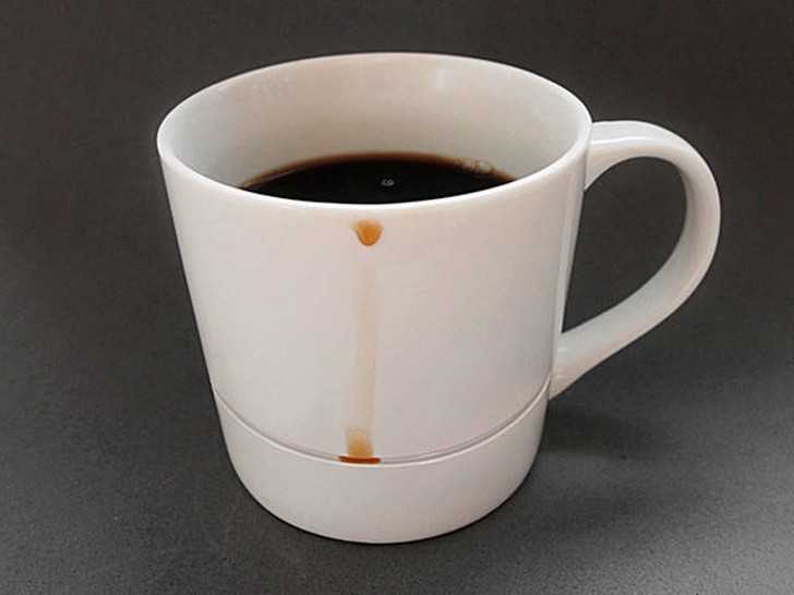 6. Kubek, którу powstrzymuje kawę od kapania na blat