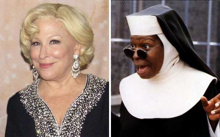 Bette Midler vs Whoopi Goldberg - Siostra Mary Clarence, 