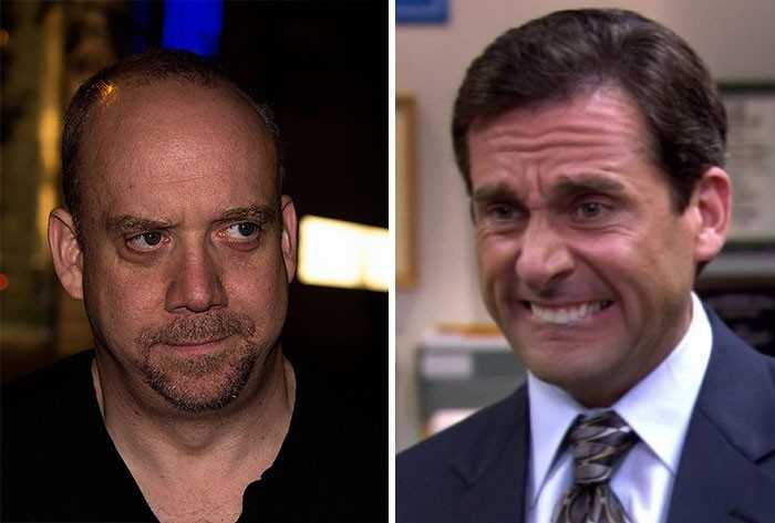 Paul Giamatti vs Steve Carell - Michael Scott, 