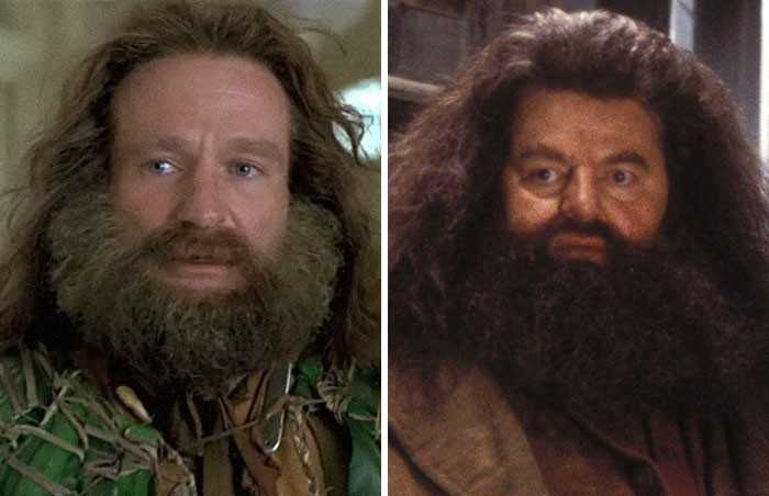 Robin Williams vs Robbie Coltrane - Rubeus Hagrid, seria 