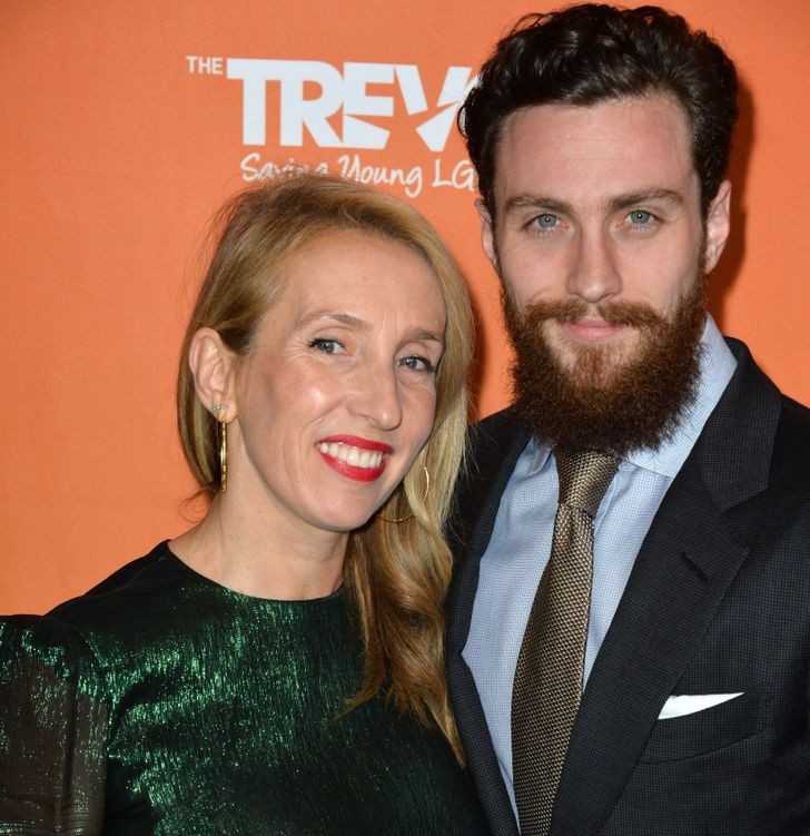 Sam Taylor-Johnson i Aaron Taylor-Johnson — 24 lat różnicy