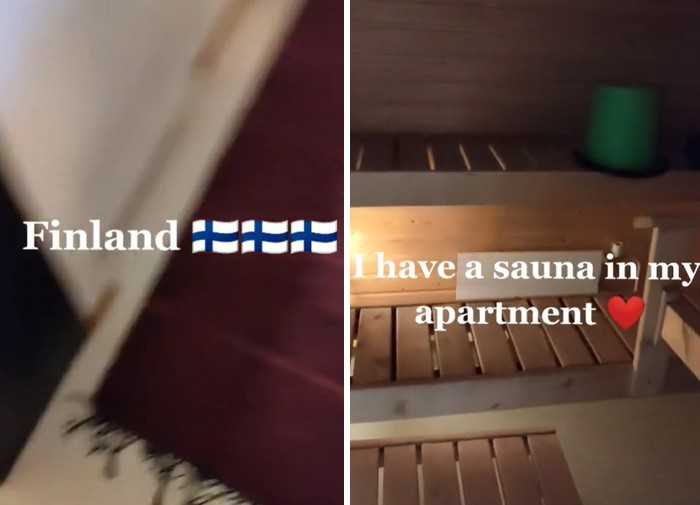 Niektórе mieszkania w Finlandii są wyposаżоne w saunę.