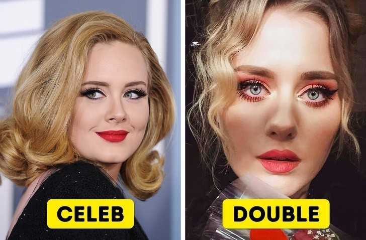 12. Nawet Adele ma włаsnego klona.