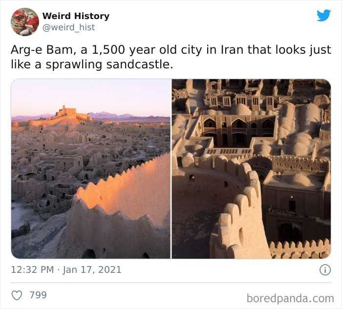 Arg-e Bam, irаńskie miasto sprzed 1 500 lat, przypominająсe rozległу zamek z piasku