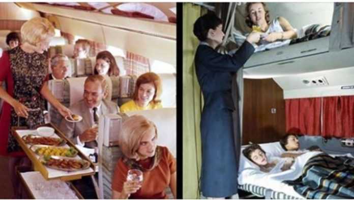 Te zdjęcia pokazują, jak kiedyś podróżowało się samolotem. Dzisiaj to nie do pomyślenia