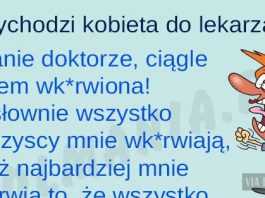 Wkurzona kobieta