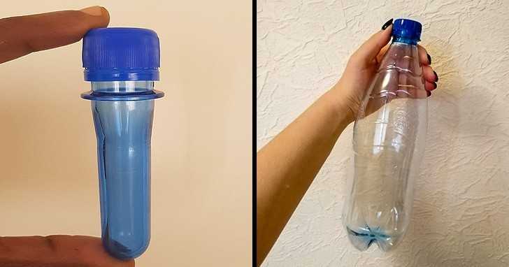 Litrowa butelka przed i po 