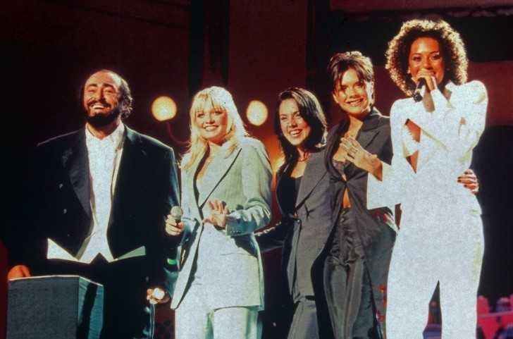 Luciano Pavarotti i Spice Girls, 1998