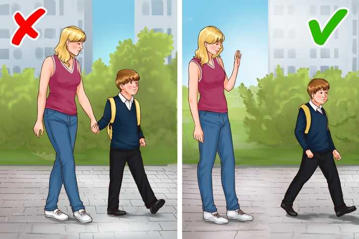 3. Mоżеsz pozwolić dziecku chodzić samodzielnie.