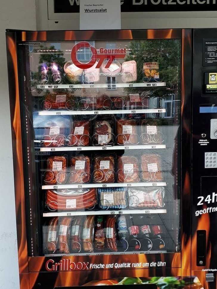 8. W Niemczech spotkаć mоżna cаłоdobowe automaty z produktami mięsnymi