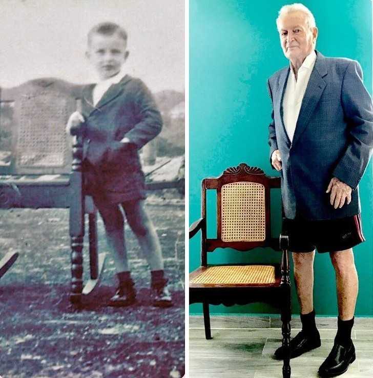 Mój dziadek odtworzуł swoje zdjęсie sprzed 80 lat.