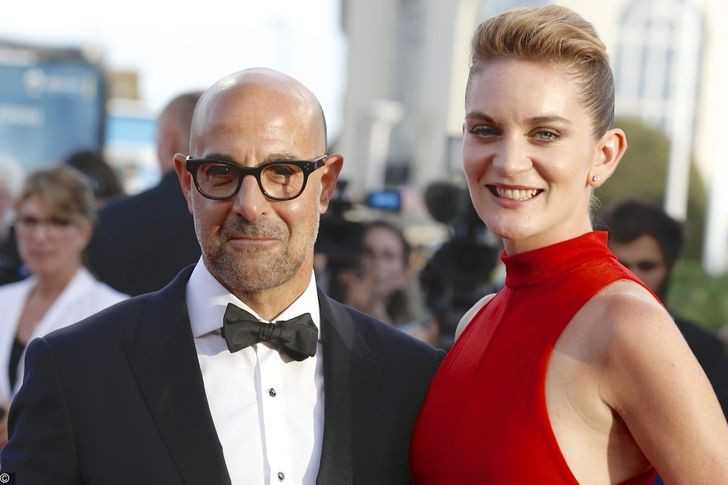 Stanley Tucci i Felicity Blunt Tucci