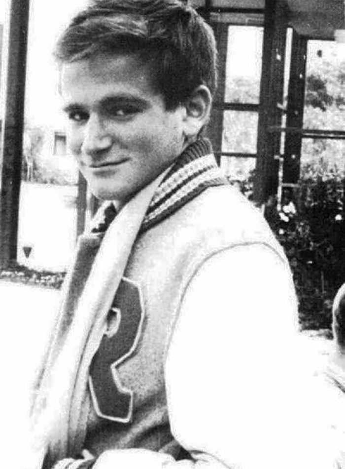 18-letni Robin Williams w czasach szkolnych, 1969