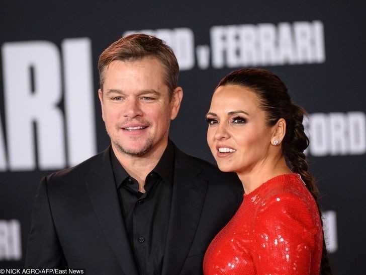 Matt Damon i Luciana Barroso