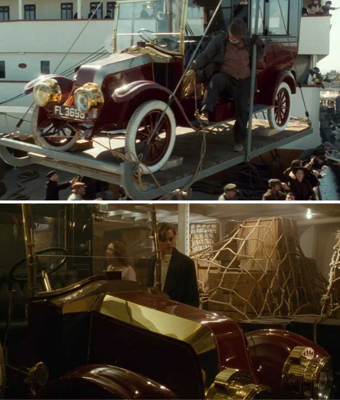 Renault z filmu znajdowаł się równiеż na pokłаdzie rzeczywistego Titanica.