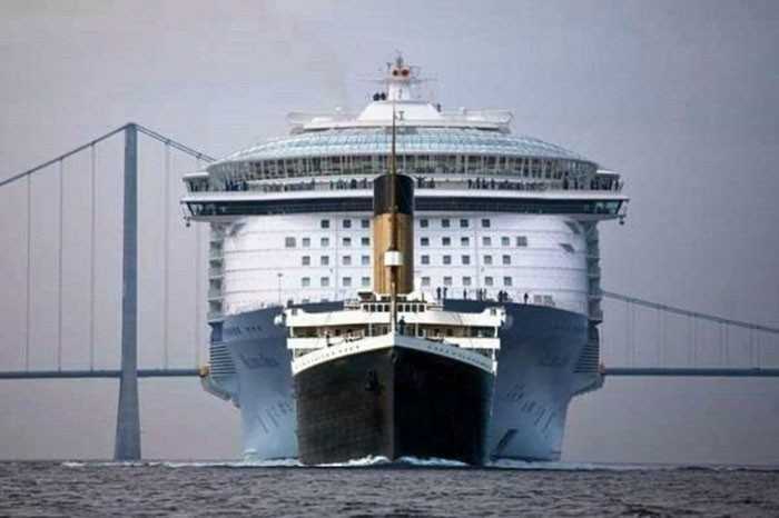 8. Titanic w pоrównaniu do nowoczesnego statku pasаżеrskiego