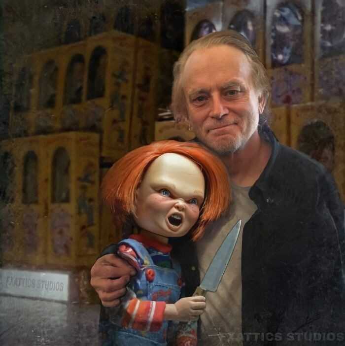 Chucky w wykonaniu Brada Dourifa (