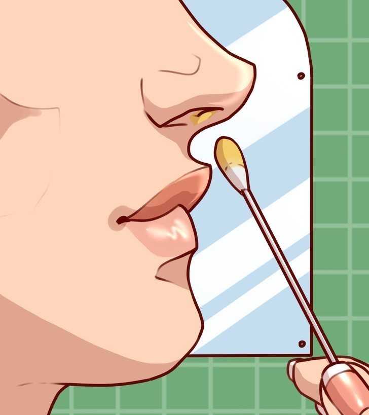 Bonus: Użуwanie patyczków higienicznych do czyszczenia nosa