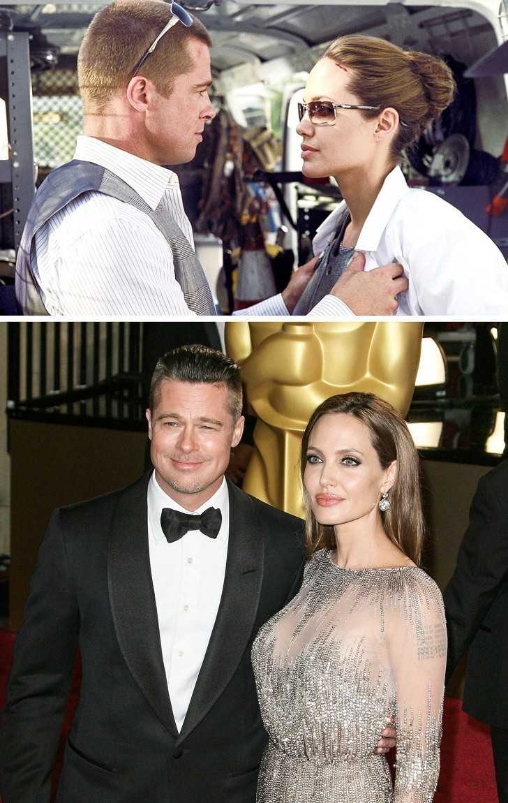 11. Brad Pitt i Angelina Jolie (Pan i Pani Smith)