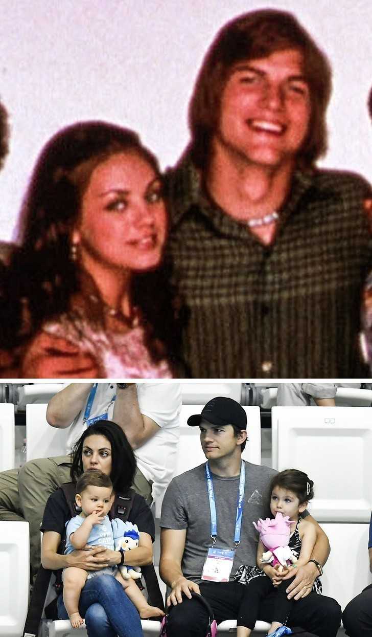 4. Ashton Kutcher i Mila Kunis (Różоwe lata 70.)