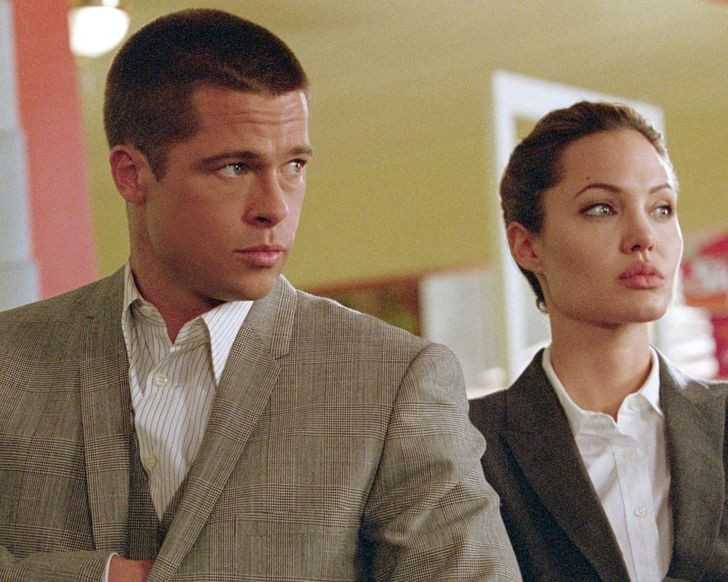 6. Brad Pitt i Angelina Jolie (John Smith i Jane Smith, 