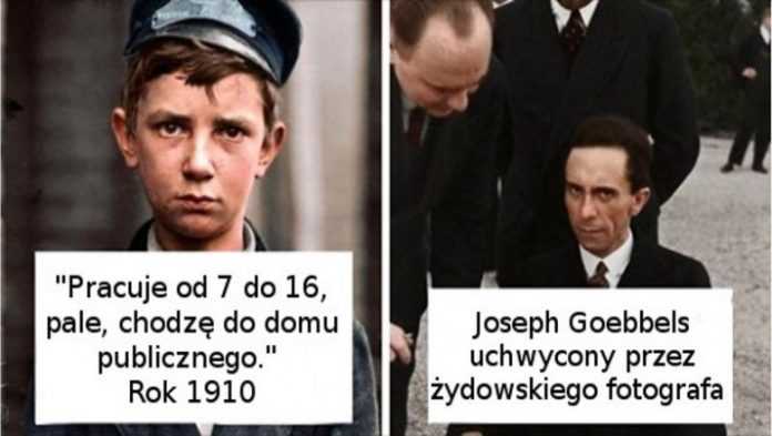 Czarno białe zdjęcia odnowione w kolorze mogą zmienić sposób postrzegania historii