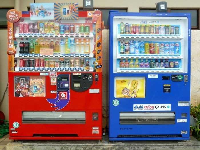 Na jeden automat uliczny w Japonii przypadają średnio 23 osoby.