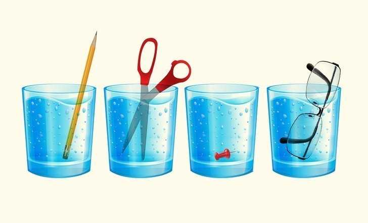 3. Którа szklanka ma więсej wody?