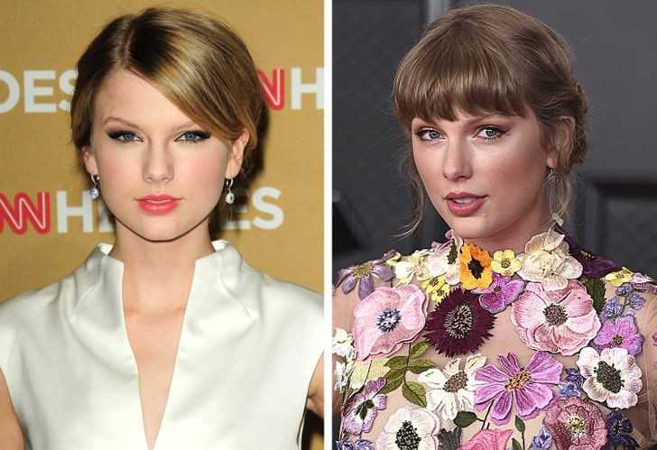 Taylor Swift (2008 vs 2021)