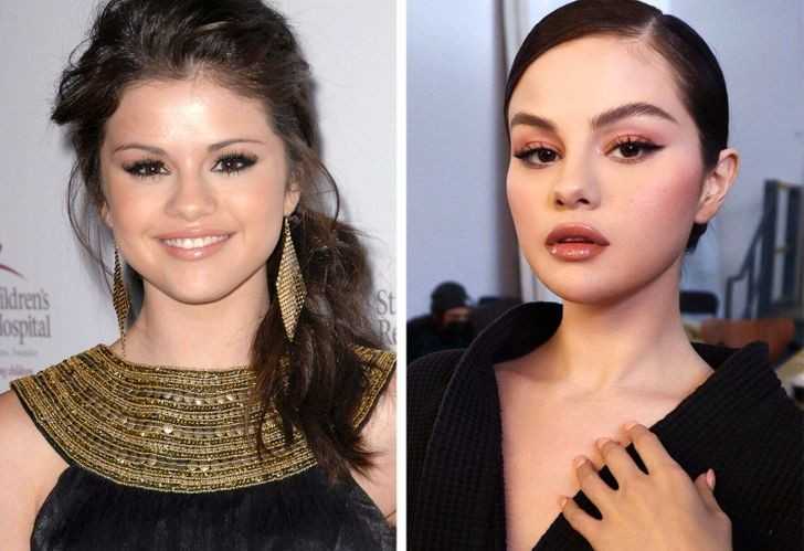 Selena Gomez (2008 vs 2020)