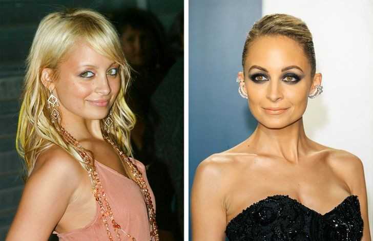 Nicole Richie (2004 vs 2020)