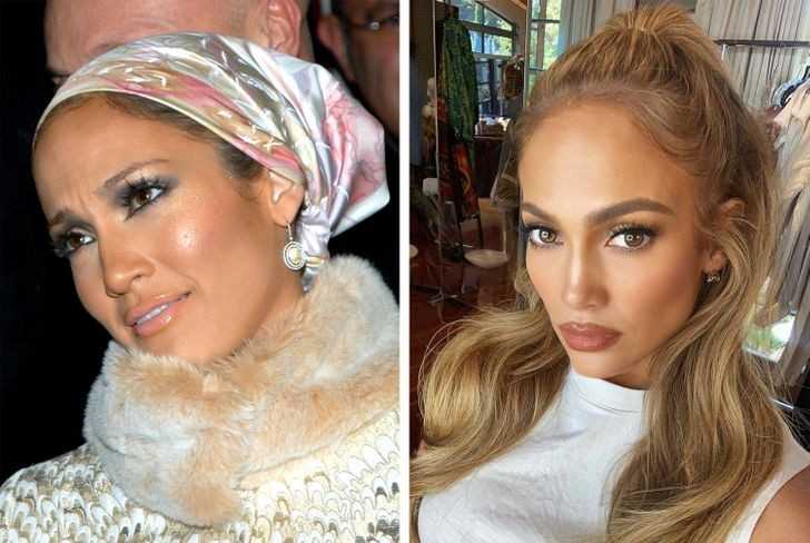 Jennifer Lopez (2003 vs 2020)