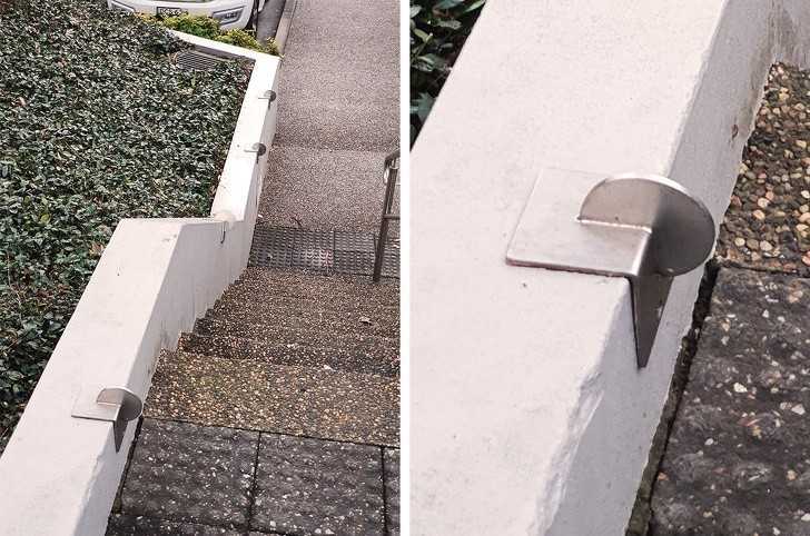 3. „Czym są te metalowe krążki na schodach? Uderzуłаm się o jedno z nich!”