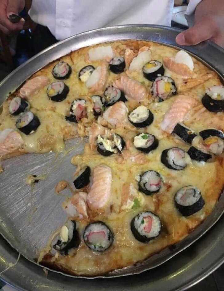 9. Kiedy kochasz pizze i sushi