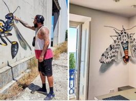 Uliczny artysta tworzy niesamowite graffiti 3D. Ciężko odróżnić jego prace od rzeczywistości