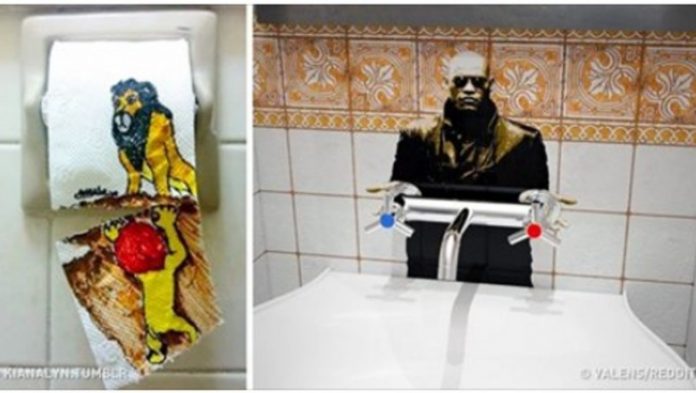 Gdy się nudzisz bez telefonu w WC! 10 przykładów kreatywnego wandalizmu z publicznych toalet!