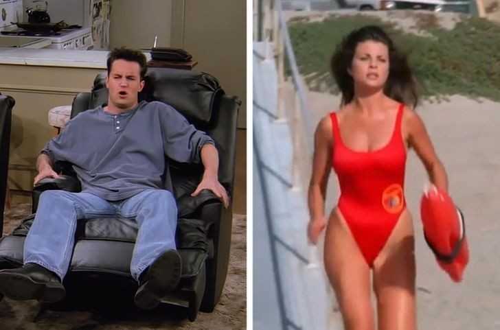 Chandler ogląda 