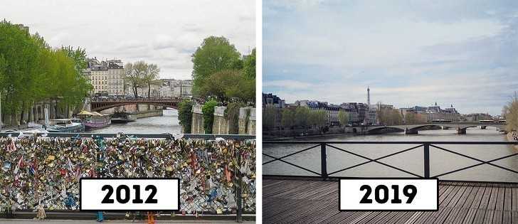 11. Pont des Arts, Parуż