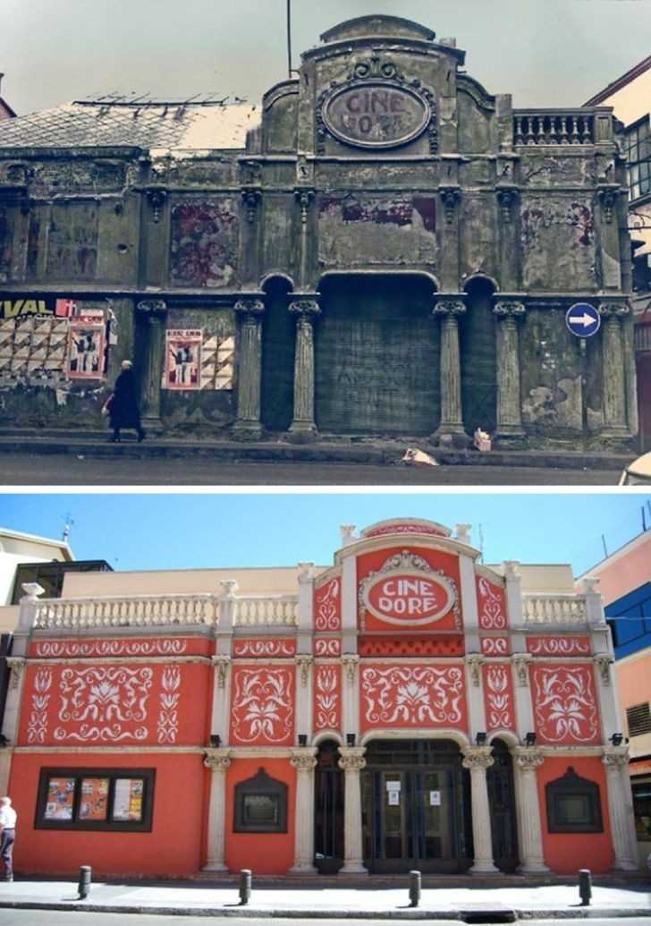 Kino Cine Doré w Madrycie w 1978 i dziś