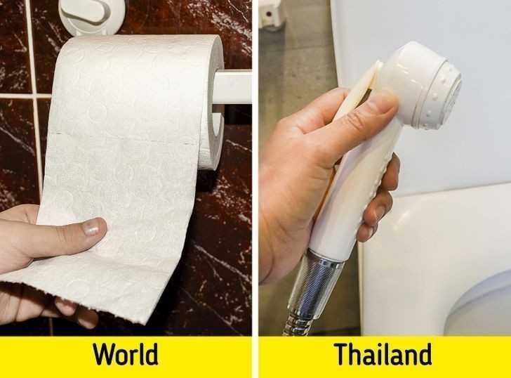 6. W wielu miejscach publicznych nie znajdziesz papieru toaletowego.